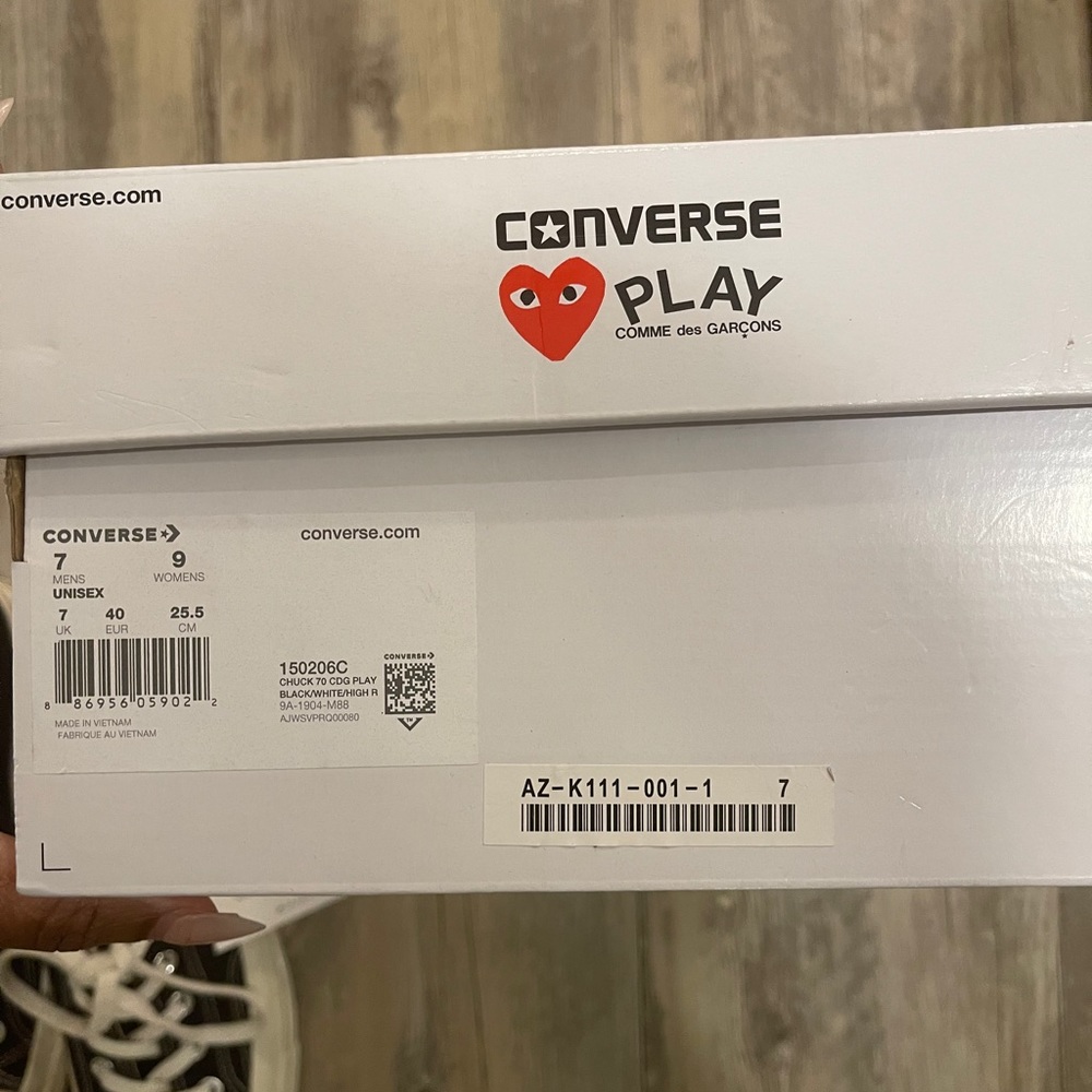 Commes des Garçon Converse! NEVER WORN / BrandNew - Picture 15 of 15
